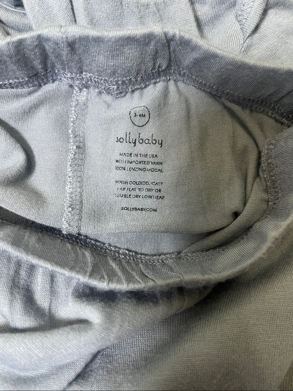 solly baby Light Blue Modal Baby Top and Pants size 3-6